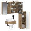 Bathroom Cabinet Set 4 pcs Artisan Oak 50 x 14.5 x 70 cm