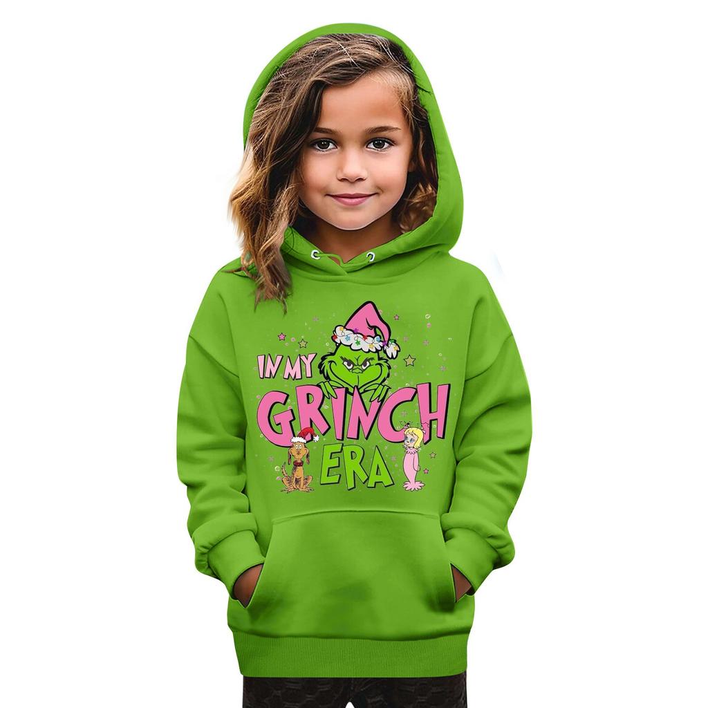 Christmas Children's Sweatshirt Long Sleeve Lightweight Casual Hoodie Loose Comfortable Children's Sweatshirt