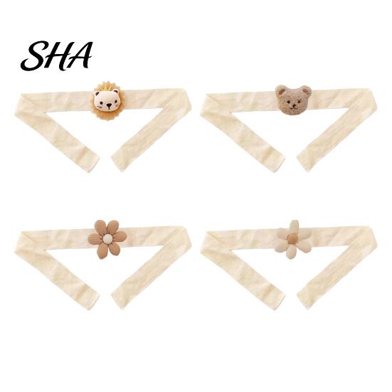 Safe Plush Curtain Ties Cartoon Animal Tieback, Cute Lion Bear Tie, Fabric Floral Tieback Strap Flower Holder for Baby Room Nursery Decor