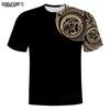 RSDZSWFS Viking Tattoo Polynesian Style 3D Printed Mens T Shirt Harajuku Summer Short Sleeve Casual Unisex Tops Drop Shipping