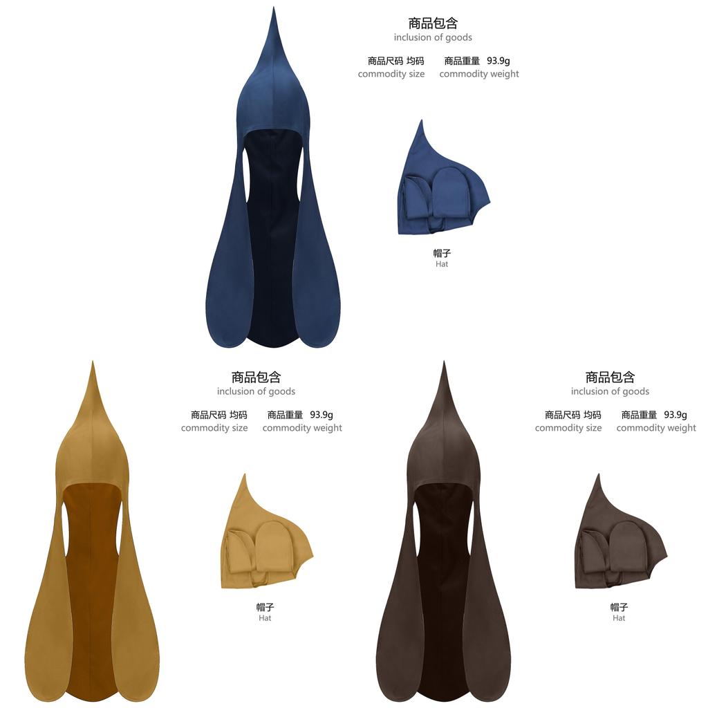 Medieval Hat Headwear With Earmuffs For Cosplay And Historical Costume