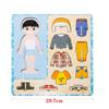 3Children's Early Education with Rainbow Building Blocks Puzzle Intelligence Development Assembling Educational Toys Boys and Girls