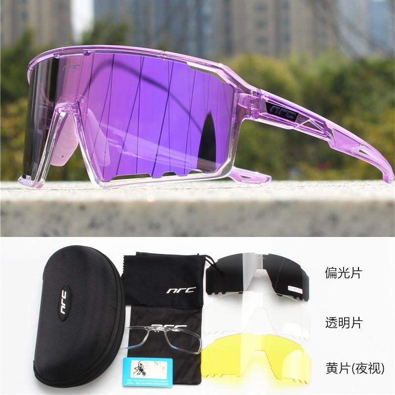 Поляризационные Велосипедные Очки С 4 Сменными Линзами Мужские Женские Для Активного Отдыха Горного Велосипеда Ветрозащитные Готовые Для Очковых Линз