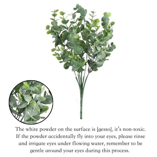 Имитация растения, яркий цвет, искусственный эвкалипт, реалистичная 7-вилочная ветка эвкалипта для украшения дома, секс-одежда для взрослых