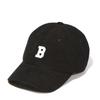 BUTDEEP Corduroy Bee Logo Curve Cap - Black