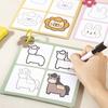 Детские Монтессори Игрушки для рисования Тренировка контроля ручки Рисование шаг за шагом Набор для сосредоточенной игры Обучающие игрушки для детей