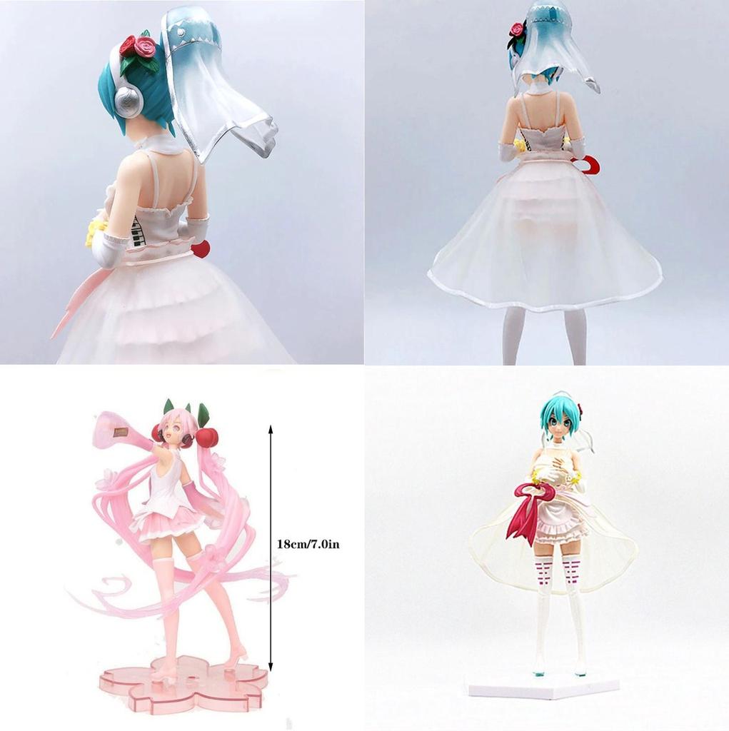 Adorable Hatsune Miku Cartoon Virtual Singer Action Figure Stunningly Crafted Collectible