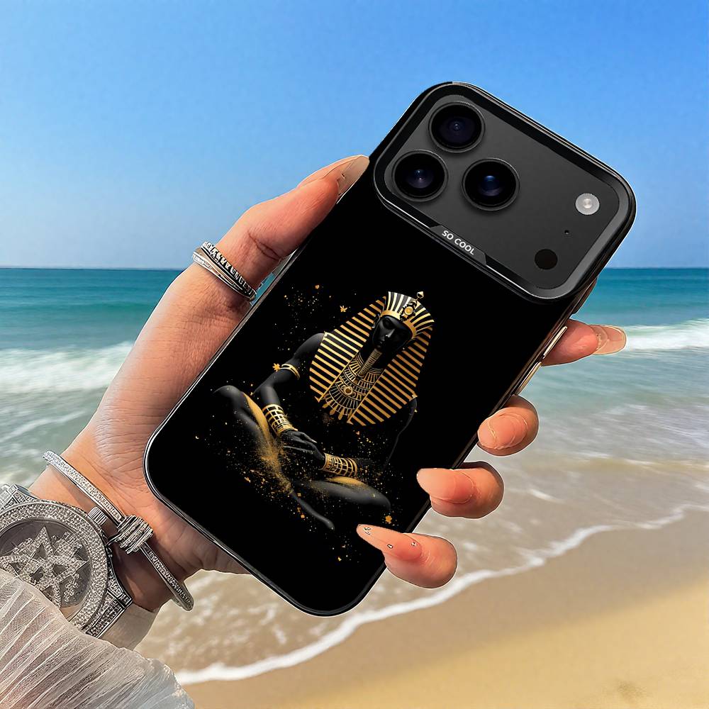 Ancient Egypt Ar Phone Case Black case for iPhone17,16,15,14,13,12,Pro,Max,Plus,E,SE4,Air,Mini