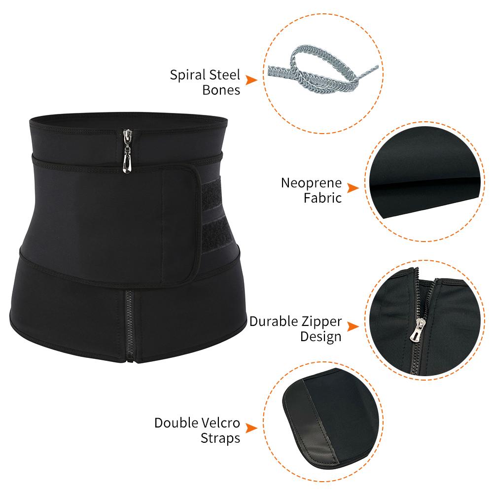 Корсет для тренировки талии для женщин, неопреновый пояс для тренировок, формирователь тела для сауны, спортивный пояс для фитнеса Fajas, спортивный пояс, корректирующее белье для похудения