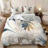 Fashion Luxury Marble Print Duvet Cover Set Soft Comfortable Bedding Set For Bedroom Guest Room