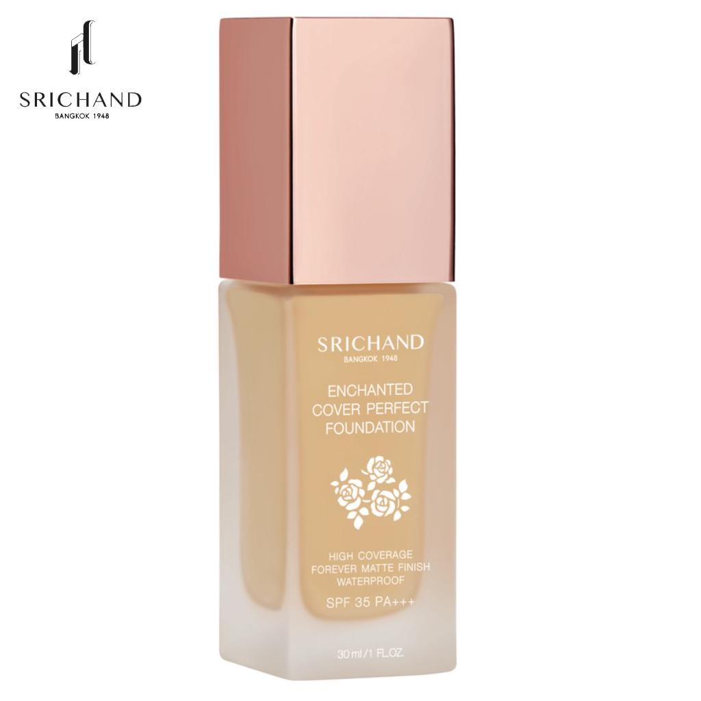Srichand Enchanted Cover Perfect Foundation #120-Бежевый/#130-Натуральный, 7 г (Саше) - Продукт Таиланда