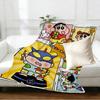 Crayon Shin Print Blanket - Soft & Comfortable, for Bedroom, Travel, Sofa, Home Decoration - Birthday Christmas Gift for Friend