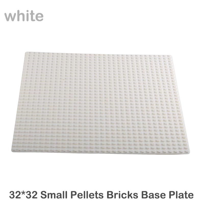 1PCS/4pcs Color 32x32 Base Plates Blocks Small Particle Size Dots DIY Toy Bricks Parts Baseplates Assembly Plate Blocks For Kids