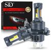 2 шт. 32000 лм Светодиодные лампы для фар H4 Mini Turbo H7 H11 LED H8 9005 HB3 9006 HB4 70 Вт Автомобильные противотуманные фары Ближний/дальний свет Фара Автоматический Plug&Play Лампа 6500K Белый