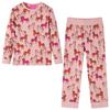 Children's Long-sleeved Pyjamas Light Pink 92/104/116/128/140