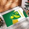 Norwich City Printed Crystal Velvet Rug Non‑Slip Crystal Velvet Carpet For Sofa Bedroom Indoor Home Decoration