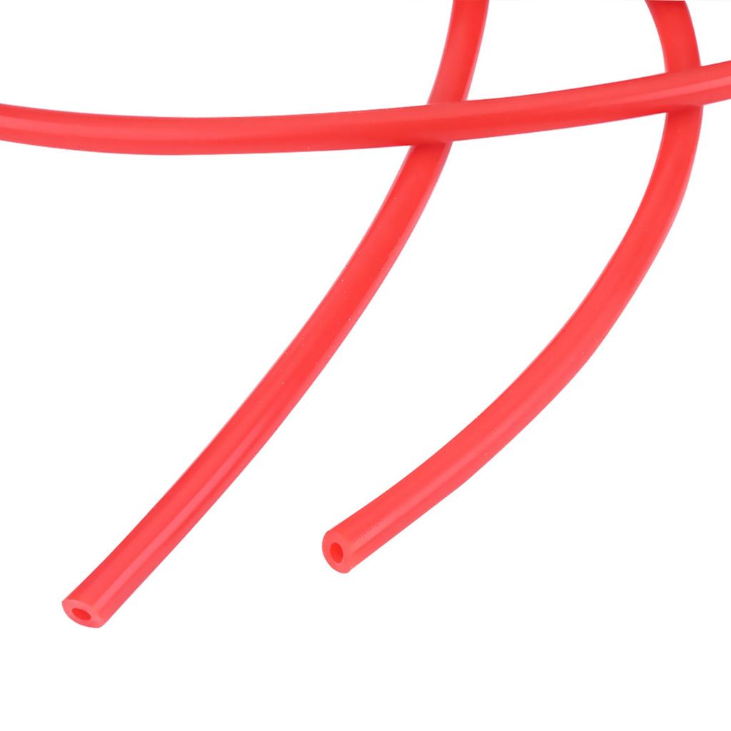 Car Auto 4mm 5 Meters Silicone Vacuum Tube Hose Pipe Silicon Tubing Universal Red
