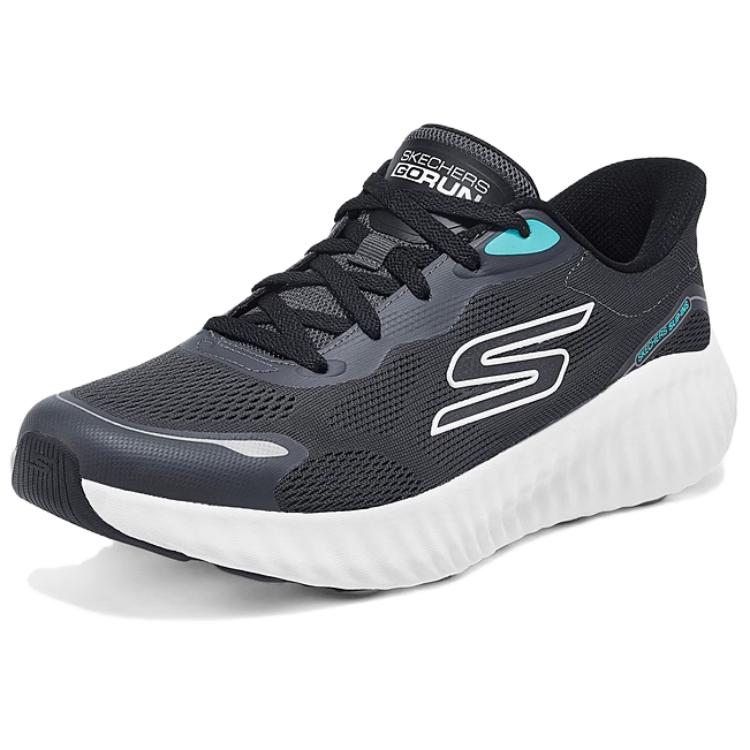 Skechers Go Run Сейчас Удобные Мягкие Низкие Повседневные Беговые Кроссовки Мужские Кроссовка Черный 220392-CCBK