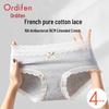 Ordifen Women's Pure Cotton Lace Briefs