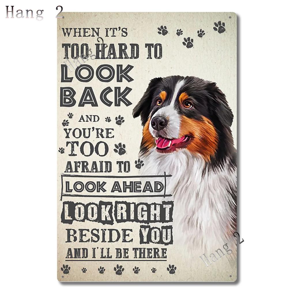 Австралийская металлическая жестяная табличка Настенный декор Постер с австралийской овчаркой Собака Мыло для ванны Подвесная табличка Алюминиевая вывеска Постеры 8x12 дюймов