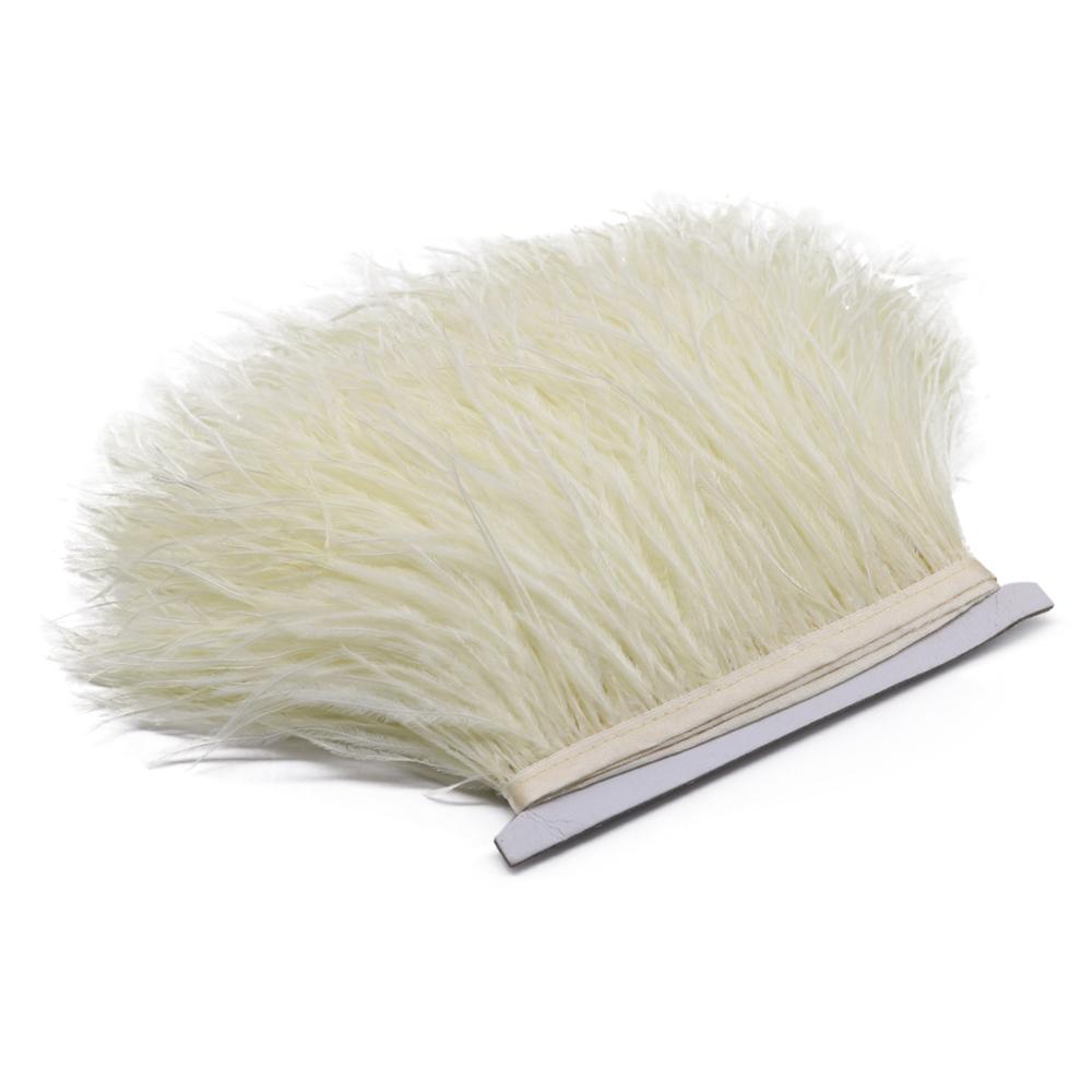 Feather1M 5M 10M 8-10см Черно-белые Страусиные Перья Тесьма Лента Многоцветные Перья для Шитья Перьевых Поделок Украшения Платья Одежды
