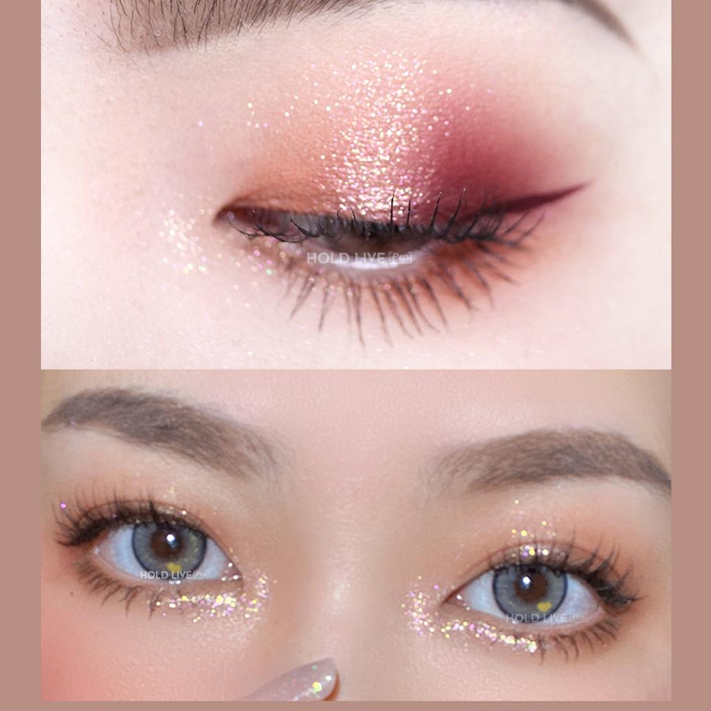 HOLD LIVE 4 Colors Eyeshadow Palette High Pigmented Glitter Matte Eyes Shadow Portable Pocket Design