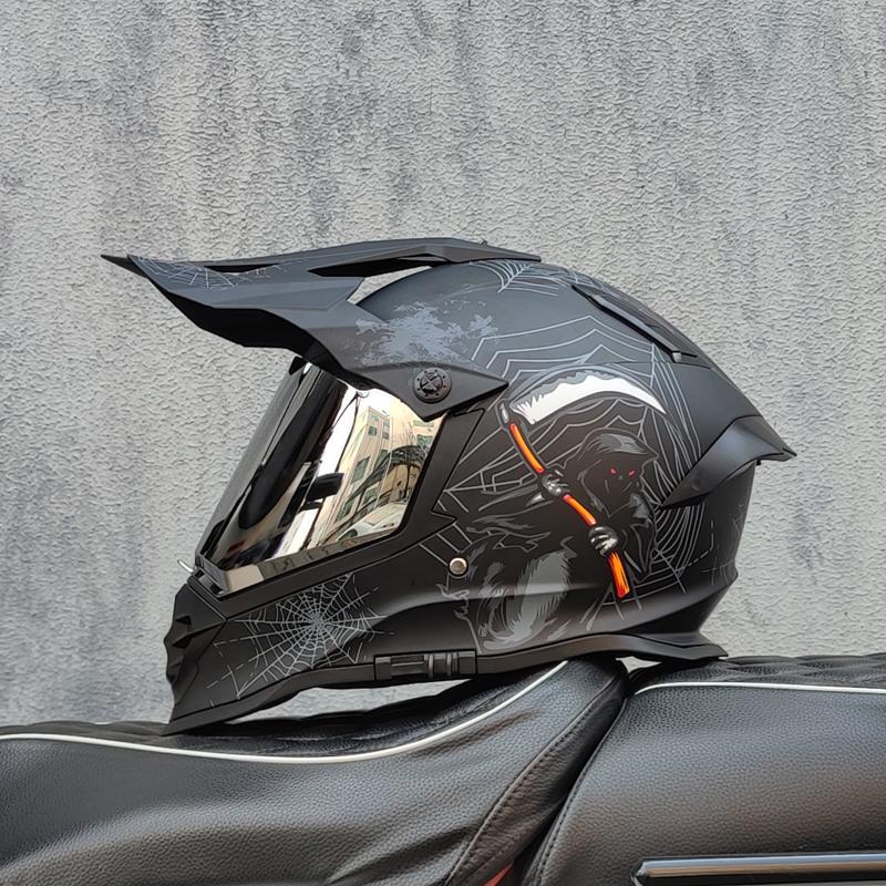 Мотоциклетный шлем ATV Мотоцикл для бездорожья Даунхилл Кросс Capacete Da Motocicleta Cascos Мотокросс Внедорожный шлем с линзой