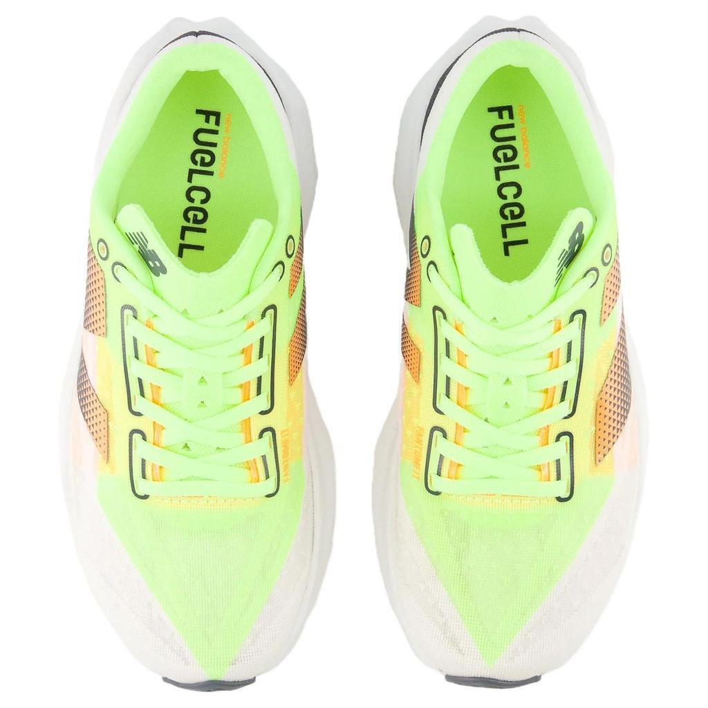 New Balance Кроссовки FuelCell Rebel v4 Белый Выбеленный Лаймовое Сияние Женские - WFCXLA4