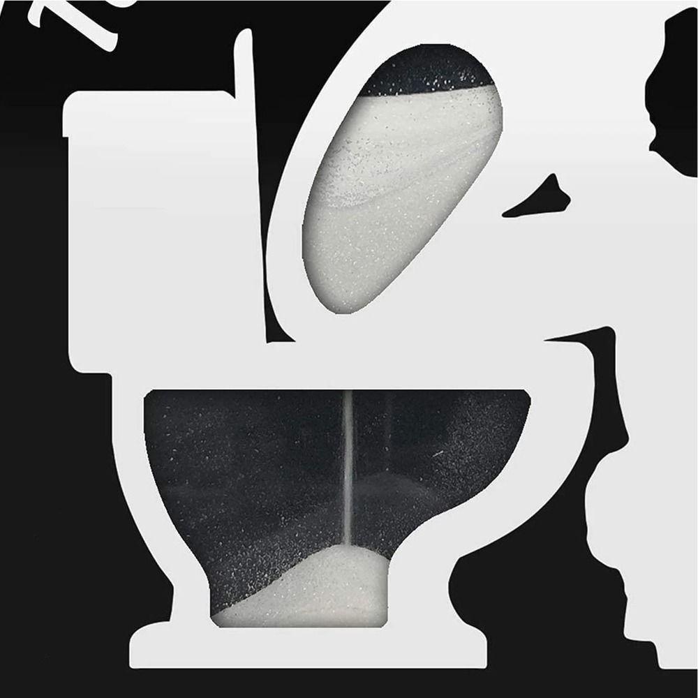 Туалет Форма песочные часы Таймер для туалета Забавный новинка Напоминание Таймер 5 минут Песочные часы для ванной