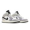 Air Jordan 1 Mid SE Craft Grade School 'Inside Out - Cement Grey' (Unisex) Cement Grey / Black / White / Tech Grey / Sail Kids' Basketball Shoes