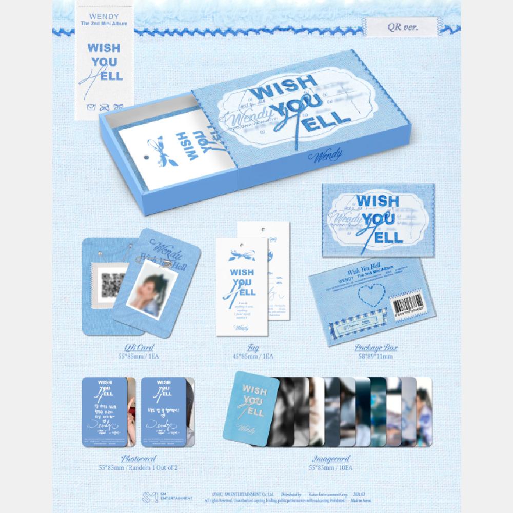 Red Velvet WENDY 2-й мини-альбом Wish You Hell QR ver.