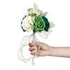 Set of 4 Bridesmaid Bouquets 24cm Artificial Flower Bouquet for Wedding Party Ceremony Anniversary Dinning Table