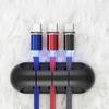 7-отверстийный кабельный органайзер USB-кабель фиксированный концентратор самоклеящийся шнур питания фиксированный зажим устройство для сматывания наушников