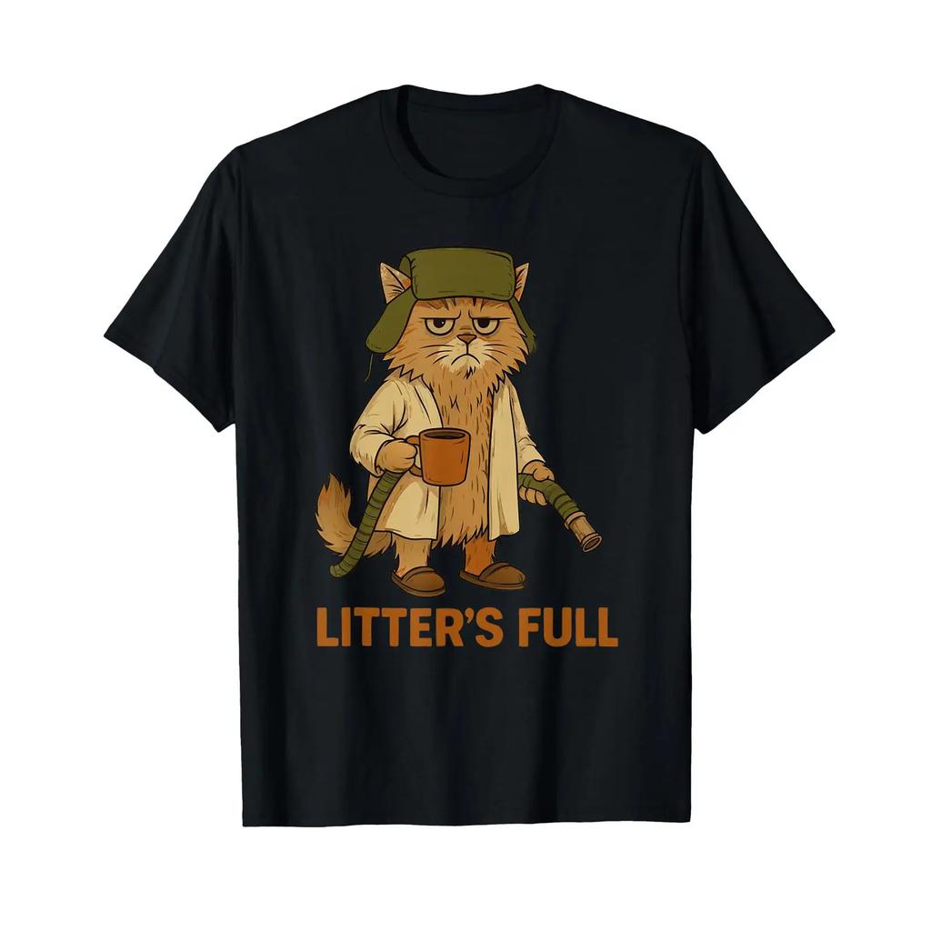 Litter S Full Funny Cat Lovers Christmas Xmas T Shirt Vintage Washed Top For Everyday Wear Stretched Designer Clothes Soft