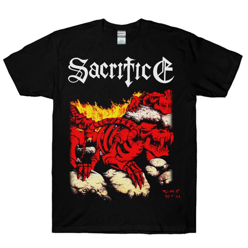 Черная футболка унисекс Sacrifice Tor T In Fire