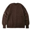 Guernsey Woollens Fisherman Whole Garment Cardigan - Dark Brown