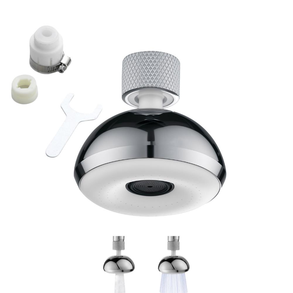 Adjustable Universal External-thread Faucet Splash-proof Tap Bubble Nozzle Bathroom