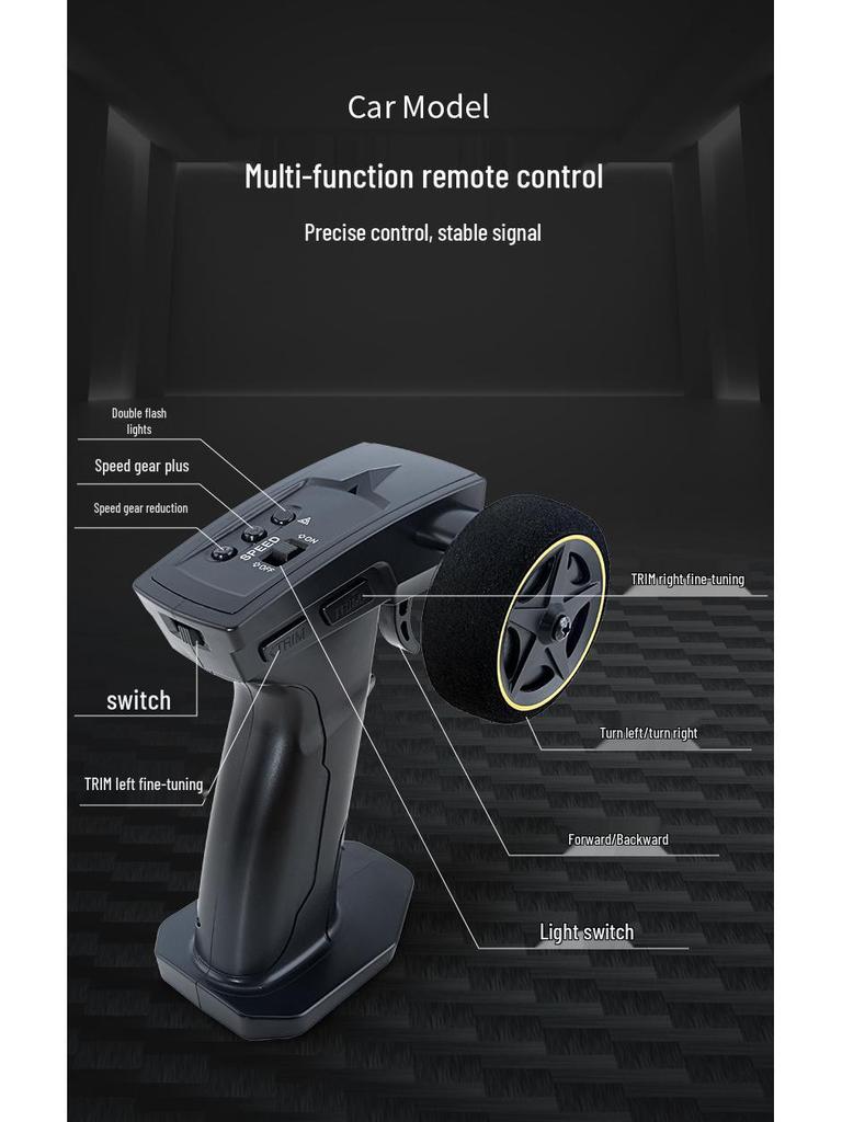 1:Дрифтовая радиоуправляемая машина масштаба 43 - Полный привод, Мини-игрушка для детей для игры в помещении