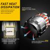 AUXITO 2Pcs T20 7443 LED Tail Bulbs Red W21/5W 7440 W21W LED DRL Brake Light Reverse Backup Lamps 6500K White Super Bright 12V