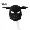 Romantic Interaction Props Piggy Head Mask, Adult Couple Role Play Cosplay Mask for Party, Couples Intimate Games Funny Animal Full Face Headpiece