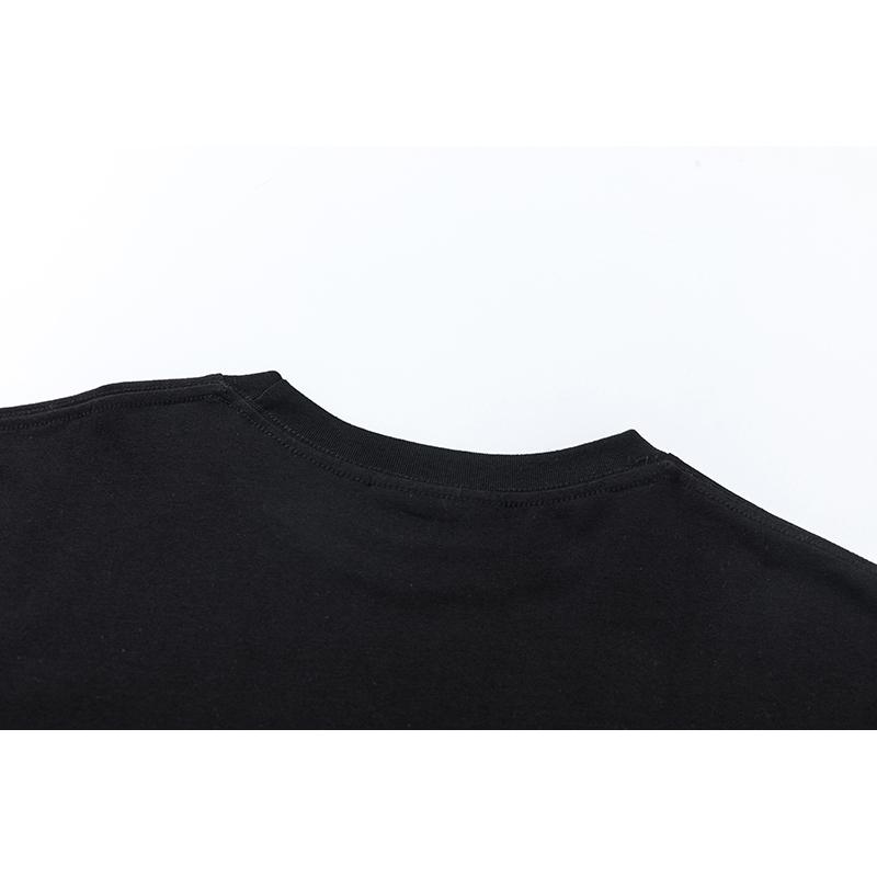 705 Trapstar London 2025 Лето Новая Высококачественный Хлопок Круглый Вырез Свободный Большой Размер Мужская и Женская Футболка Парная Футболка