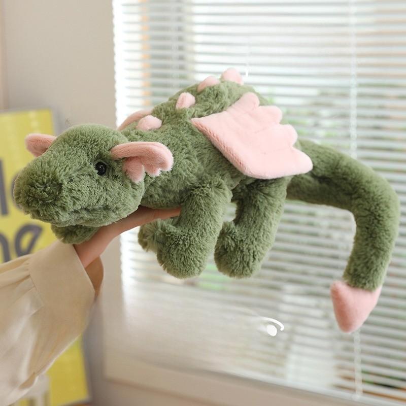 Matcha Flying Dragon Kids Plushie For Bedroom Decor Gift For Boys And Girls