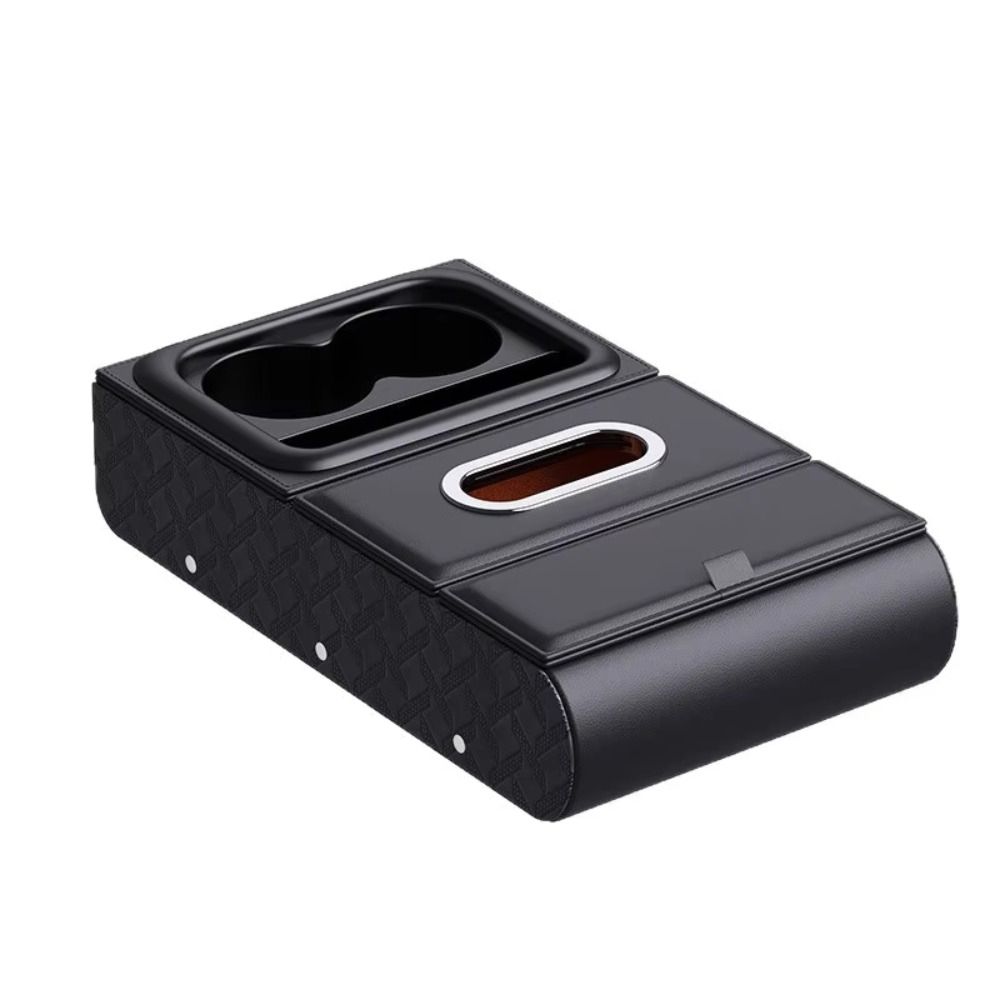 Waterproof Car Armrest Storage Box PU Leather Car Armrest Cushion Elbow Support