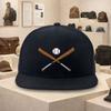 Бейсбольные биты и мяч Графика Полиэстер Snapback Бейсболка Регулируемая Наружная Унисекс Головной убор