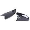 Carbon Fiber Pattern Rearview Mirror Cover for 2016-2021 Tenth-Gen Civic - Glossy Black