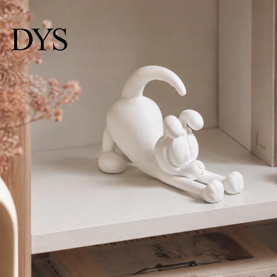 Декоративная подставка для смартфона, 3D-печатный держатель для телефона в виде щенка, Милая настольная подставка, Гаджеты для мобильных телефонов на рабочий стол, Орнамент «Ленивая собака» для дома