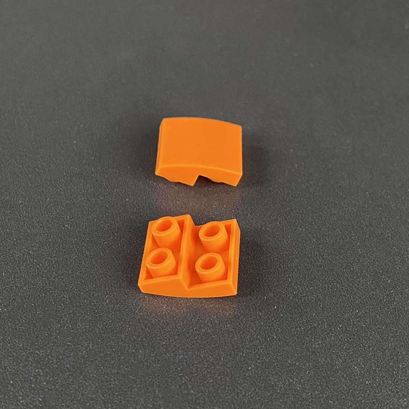 Compatible With 32803 2X2 Reverse Arc Parts Small Particle Assembly Technology Building Block Accessories Parts Moc Spare Parts