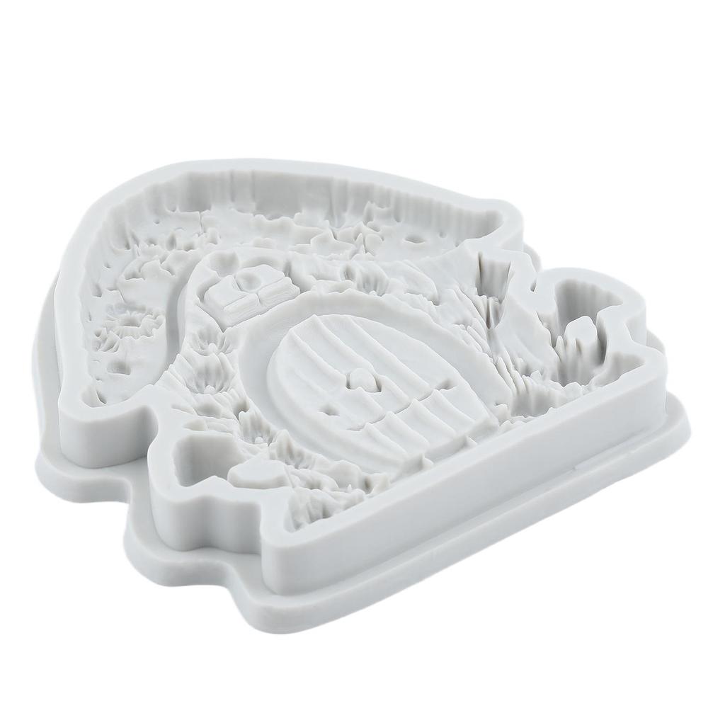 Силиконовые формы для сказочных дверей, форма для грибного домика, форма для мастики, инструменты для украшения торта, топпер для кекса, форма для шоколадных конфет, мастика, полимерная глина