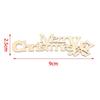 Crafts Letter Carving Hanging Ornaments Wood Pieces Wooden Slice Xmas Decoration Merry Christmas