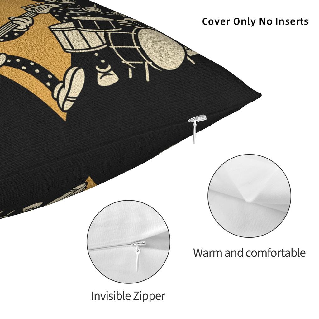 Band Angine De Poitrine Pillow Cover Comfy Cushion Cover Funny Pillow Case For Sofa Home Decoration